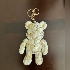 Gold Bear Keychain